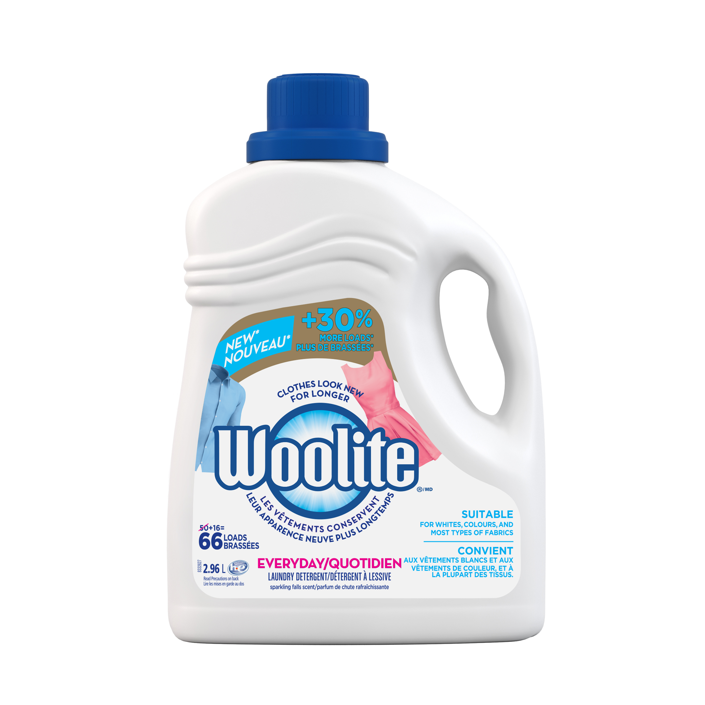 WOOLITE Everyday Laundry Detergent  Sparkling Falls Scent Canada Discontinued